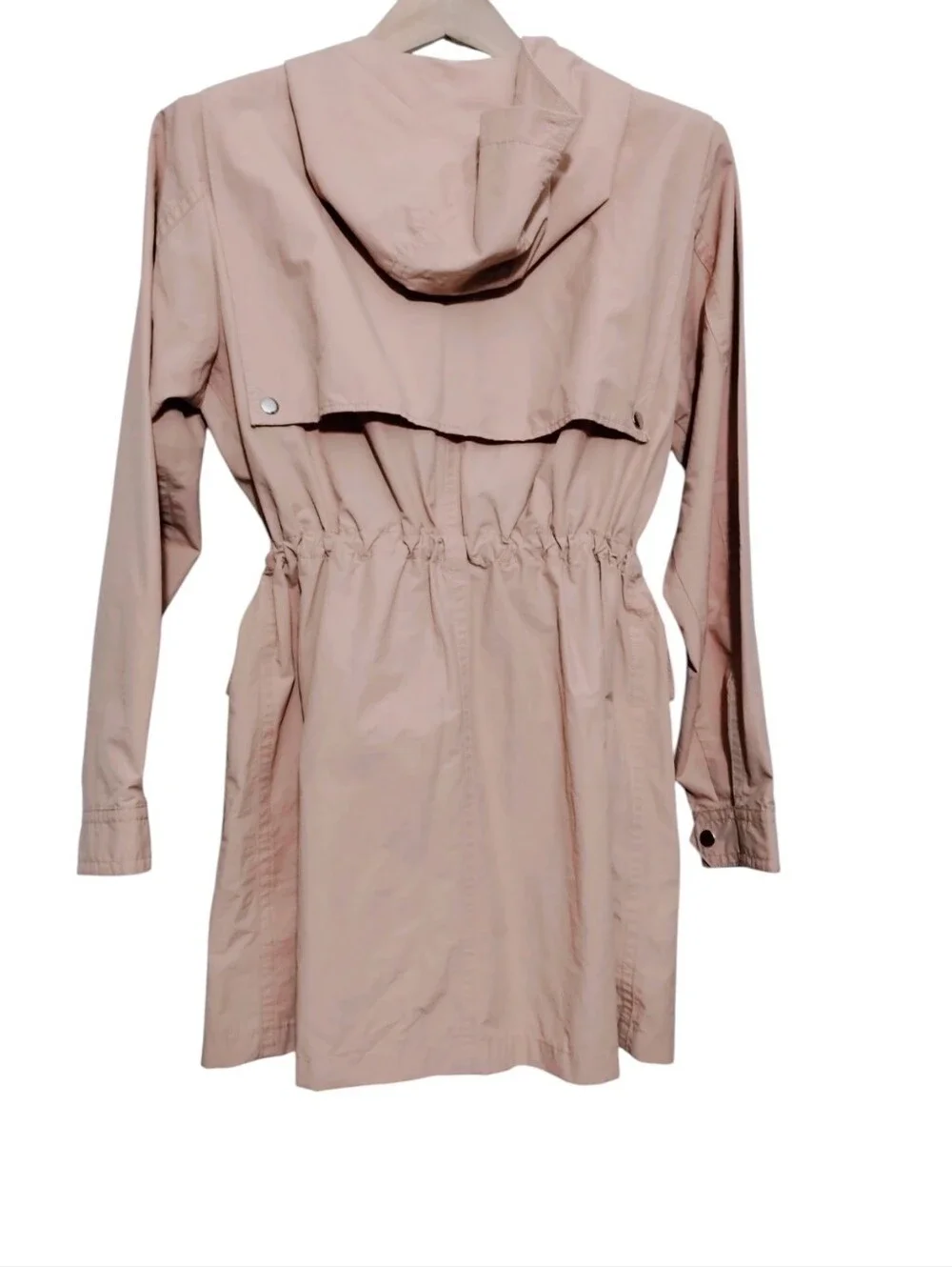 J. Crew Lightweight Utility Parka Jacket Womens S Tall Hoodie Trench Loop Lock